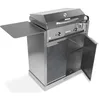 Image de PLANCHAELEC - Pack Complet Plancha Electrique ANTHEA E-650-3000W - Chariot + Accessoires - Inox - Thermostat Réglable - 12 Personnes - Made In France - L65 X P43 X H25cm
