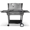 Image de PLANCHAELEC - Pack Plancha Electrique LUX 830-3600W - Chariot Rivoli + Accessoires - Inox - 3 Thermostats Réglables - Made In France - L83 X P45 X H20 cm