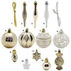 Image de WERKA PRO Décoration de Sapin - 73 Pièces - PVC - Champagne - Kit Complet pour Arbre de Noël - Intérieur et Extérieur - Boule