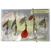 Image de Mepps Spinner Kits Truite Pike Perch Leurre Paquets Sélections Comet Aglia Lusox Noir Fury XD méné - Perche Paquet
