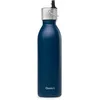 Image de QWETCH - Bouteille Isotherme Active Bleu Marine 600ml - Gourde avec Bouchon Sport - 24h Froid et 12h Chaud - Etanche & Compacte