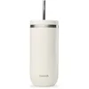 Image de QWETCH - Cold Cup Isotherme 600ml Sable - 24h Glacé & 12 Froid - Inox Recyclé, Anti-Éclaboussure - Idéale pour Boissons Fraîches, Bubble Tea et Café Glacé