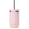 Image de QWETCH - Cold Cup Isotherme 470ml Pastel Rose - 24h Glacé & 12 Froid - Inox Recyclé, Anti-Éclaboussure - Idéale pour Boissons Fraîches, Bubble Tea et Café Glacé