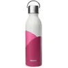 Image de Qwetch - Bouteille Isotherme Active Horizon Gris 600ml - Gourde avec Anse Inox Recyclé - 24h Froid et 12h Chaud - Etanche & Compacte