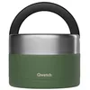 Image de QWETCH - Lunch Box Isotherme Inox avec Poignée - Kaki 650ml - Boîte Alimentaire Repas Chaud - 5h Chaud et 7h Froid - Etanche & Sans-BPA