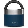 Image de QWETCH - Lunch Box Isotherme Inox avec Poignée - Bleu Marine 850ml - Boîte Alimentaire Repas Chaud - 5h Chaud et 7h Froid - Etanche & Sans-BPA