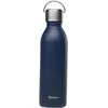 Image de Qwetch - Bouteille Isotherme Active Bleu Marine 600ml - Gourde avec Anse Inox Recyclé - 24h Froid et 12h Chaud - Etanche & Compacte