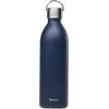 Image de Qwetch - Bouteille Isotherme Active Bleu Marine 1L - Gourde avec Anse Inox Recyclé - 24h Froid et 12h Chaud - Etanche & Compacte