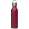 Image de Qwetch - Bouteille Isotherme Active Rouge Grenat 1L - Gourde avec Anse Inox Recyclé - 24h Froid et 12h Chaud - Etanche & Compacte