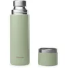 Image de Qwetch - Thermo Isotherme Vert Tilleul 750ml - Thermo avec Gobelet Inox Recyclé - 24h Froid et 12h Chaud - Etanche & Idéale pour Café et Thé