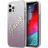 Image de Guess GUHCP12MPCUGLSPI Coque de Protection pour iPhone 12/12 Pro 6,1" Rose pailleté