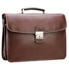 Image de Cartable Katana Cuir De Vachette Gras 2 Soufflets K 31022