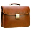 Image de Cartable Katana Cuir De Vachette Gras 2 Soufflets K 31022