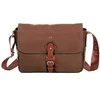 Image de Besace Katana Nylon Garni Croûte De Cuir De Vachette K 29301