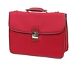 Image de Cartable Katana Nylon Garni Cuir De Vachette K16042, Rouge, Taille unique, Contemporain