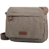 Image de Besace Katana Toile Garnie Cuir De Vachette