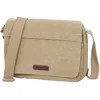 Image de Besace Katana Toile Garnie Cuir De Vachette