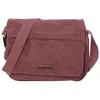 Image de Besace Katana Toile Garnie Cuir De Vachette