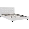 Image de Habitat et Jardin Julia Lit de Jour, Blanc, 2 Personnes (Standard)