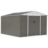 Image de Viva Green 1299_74728 Dallas Abri de Jardin Métal Gris/Taupe/Blanc 15,16 m²