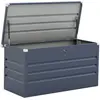 Image de Coffre de Jardin métal Store - 480 L - 132 x 61 x 60 cm - Gris