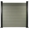 Image de Lot de 6 lames composite de clôture - L160 cm x l25.8cm x ép. 2cm - Gris
