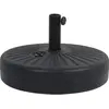 Image de Dalle Circulaire à Lester pour Parasol de Jardin - Noir