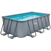 Image de Habitat et Jardin - Piscine Tubulaire Rectangulaire Ludo 2 (L) 4,01 x (l) 2,01 x (H) 1,22 m - Piscine de Jardin en PVC 3 Couches Résistante et Design - Echelle de Sécurité