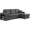 Image de Habitat et Jardin Canapé d'angle Convertible/réversible Axel - 3 Places - Gris