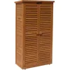 Image de Armoire de Jardin Space - 87 x 46.5 x 160 cm - Marron