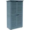 Image de Armoire de Jardin Space - 87 x 46.5 x 160 cm - Bleu Ciel