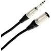 Image de Plugger Elite Câble audio symétrique XLR mâle Neutrik/Jack stéréo Neutrik TRS mâle 6,35mm. Ampli, basse, guitare, haut-parleur, appareil DJ, synthé, carte son et autres. Longueur 6m. Qualité Pro