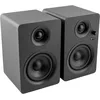Image de Plugger Studio MS4-BT Enceintes multimédia Bluetooth 2 Voies Moniteurs de Studio sans Fil. Bois, Noir. Ecoutes Actives pour Smartphone, Tablette, Ordinateur PC ou Mac, Lecteur multimédia, Carte Son.