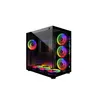 Image de MRED - Boîtier PC Gamer ATX - Noir RGB Crystal Sea