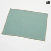 Image de Apotheca - 6 Sets de table en lin lavé jade - 35x45 cm OS