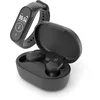 Image de Ledwood Kepler - Ecouteurs sans Fil + Tracker d'Activité - Ecouteurs Tactile - Assistance Vocale - Compatible iOS/Android (Noir)