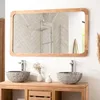 Image de Wanda collection - Grand Miroir Teck rétro 120 x 70 cm
