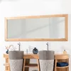 Image de Wanda collection - Grand Miroir Rectangle en Teck Massif 180 x 70 cm