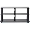 Image de NorStone Epur 3 Noir Satin - Meuble TV