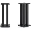 Image de Norstone Stylum Square Noir satin - Pieds pour Enceintes (la paire)