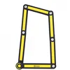 Image de AUVRAY - Antivol articulé CITY LOCK 85 CM - Antivol pliant - Grande longueur - Léger et pratique - Protection nylon - Haute sécurité