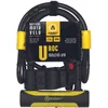 Image de AUVRAY - Antivol vélo U + Cable - Certifié Art - U ROC Art 180 X 245 D.16 + Cable 100 D.12 + Support 2 CLES - Câble Haute Résistance - Facile à Transporter et à Stocker - Haute sécurité