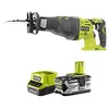 Image de Pack RYOBI Scie sabre 18V One+ R18RS-0-1 batterie 4.0Ah - 1 chargeur rapide 2.0Ah RC18120-140