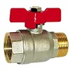 Image de Vanne à sphère en laiton SFERACO manette papillon 3/8" - M.F - 83171 D