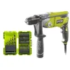 Image de Pack RYOBI Perceuse à percussion RPD1200-K - 1200W - Coffret de 38 accessoires - RAK38SDD