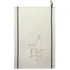 Image de Torchon Phil Drink ecru 50 x 70 cm La Cerise sur le Gâteau