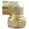 Image de Arcanaute - Raccord laiton bicône - Coude bicone 3/4" (20/27) Mâle - Cuivre Ø22 -