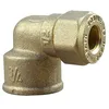 Image de Arcanaute - Raccord laiton bicône - Coude bicone 3/4" (20/27) Femelle - Cuivre Ø12 -