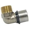 Image de Arcanaute - Raccord multicouche à sertir - Raccord multicouche à sertir TH - Coude Mâle 1" (26/34) - Ø32x3,0 -