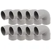 Image de Nicoll - Raccord PVC évacuation - 10 coudes PVC 87°30 - Ø40 - Femelle Femelle -